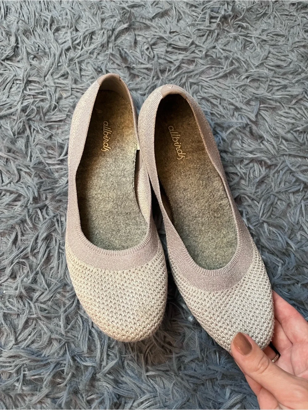 Allbirds Light GrayTree Breezers Slipper Ballet Flats Size 9
